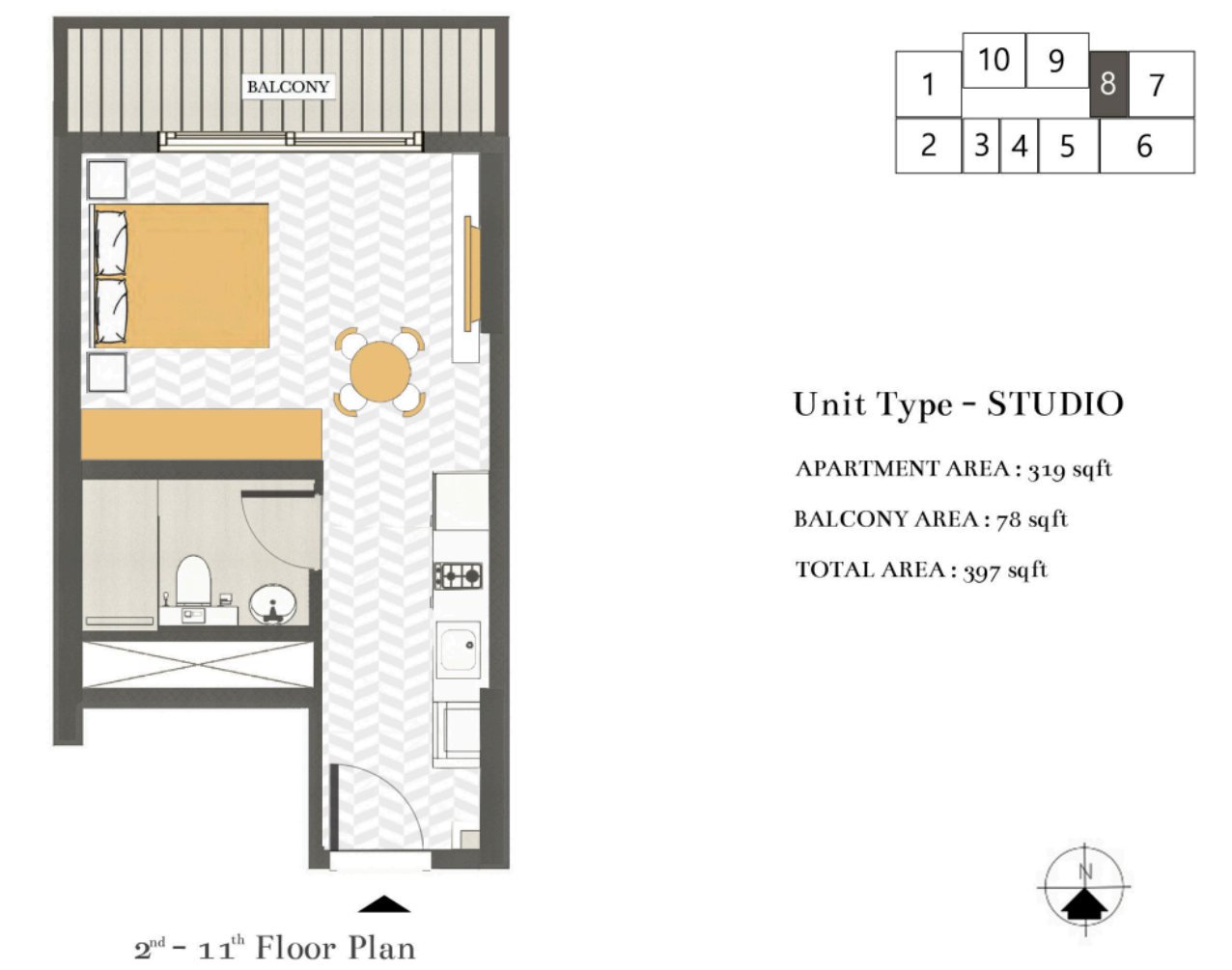 1 BHK Unit 5