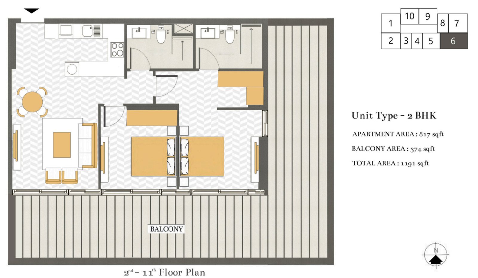 12th - 14th Floor Overview